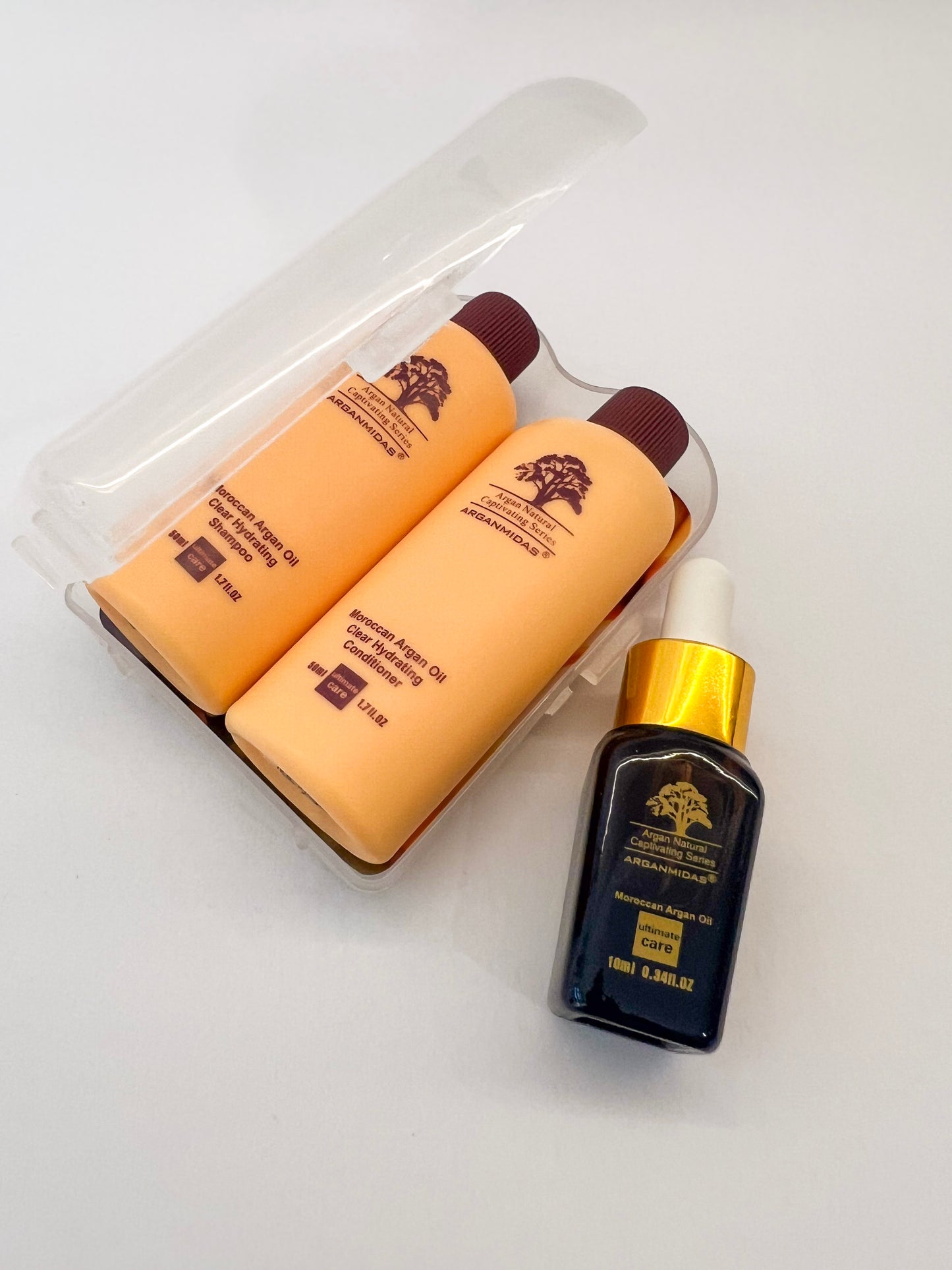 Travel Kit: Shampoo, Conditioner & Oil