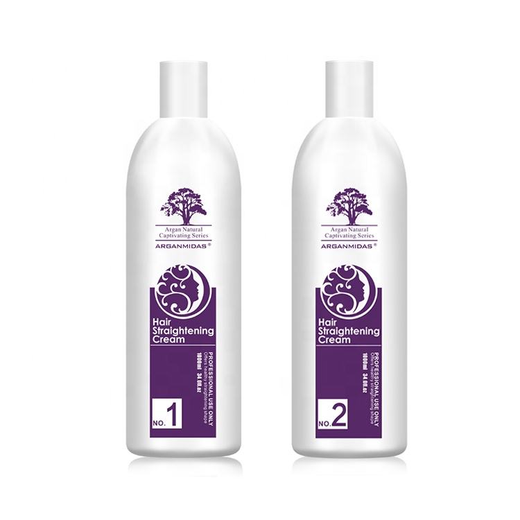 Permanent Hair Straightening Cream (No.1 & No.2)