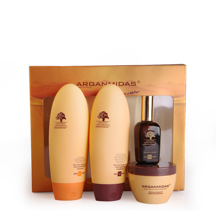 Arganmidas Luxury Moroccan Argan oil Hydration and Colour protect Hair Care Gift Set My Store