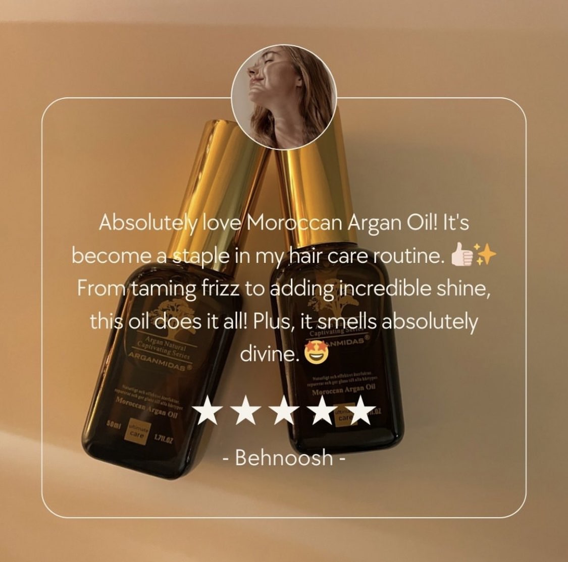 Pure Moroccan Argan Oil Hair Serum 50ml