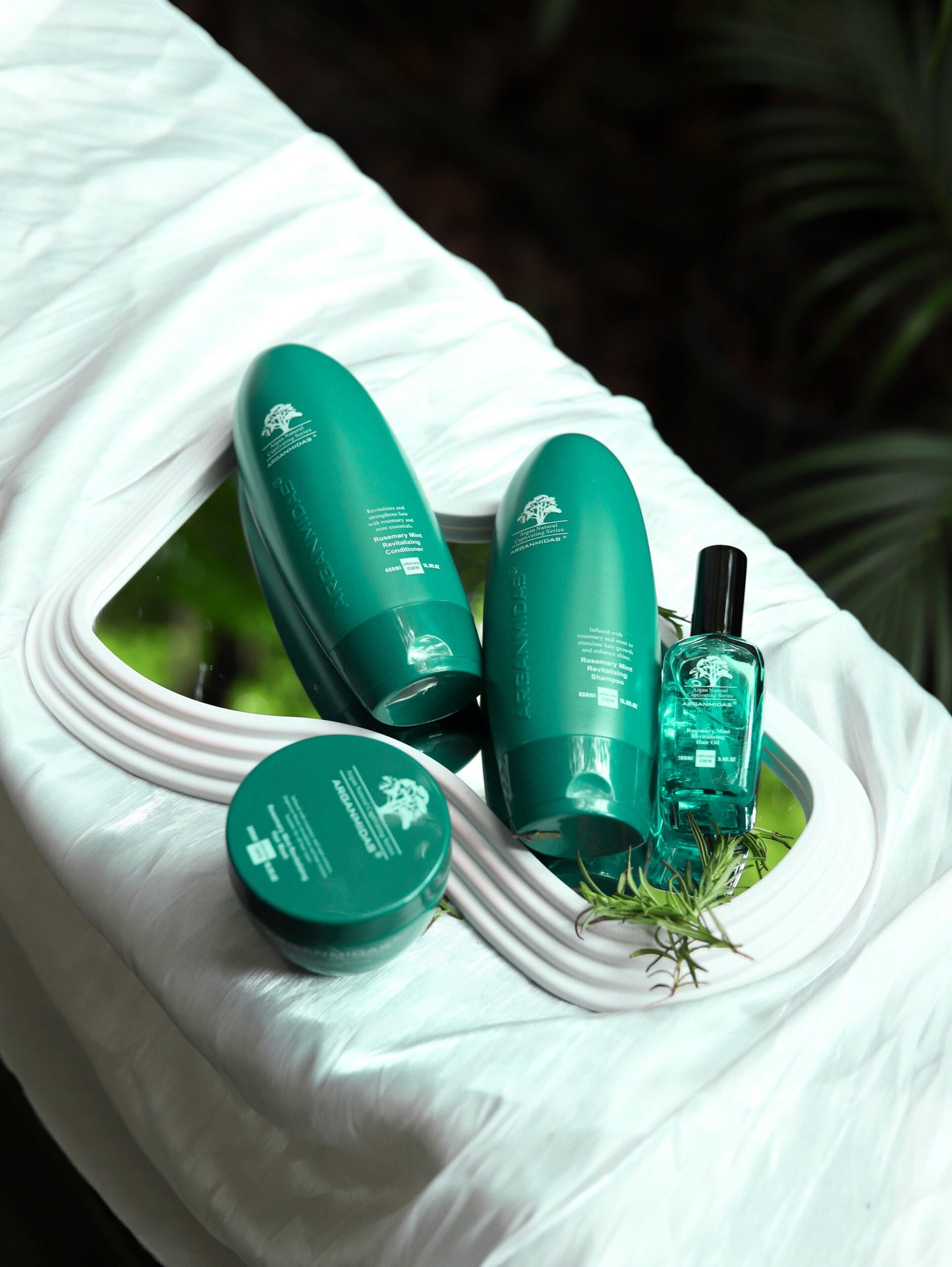 Arganmidas Rosemary Mint Hair Revitalising Care Set