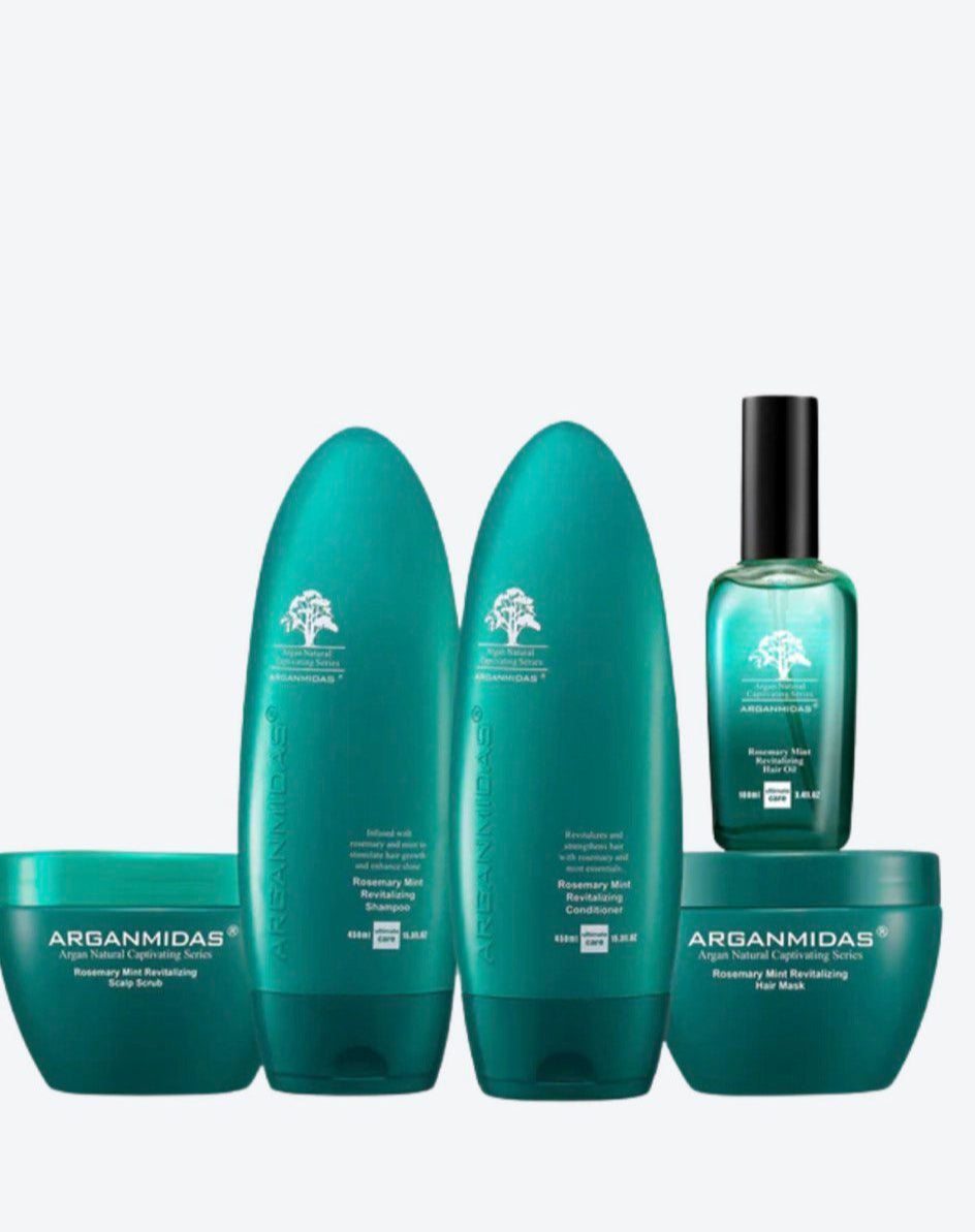 Arganmidas Rosemary Mint Hair Revitalising Care Set