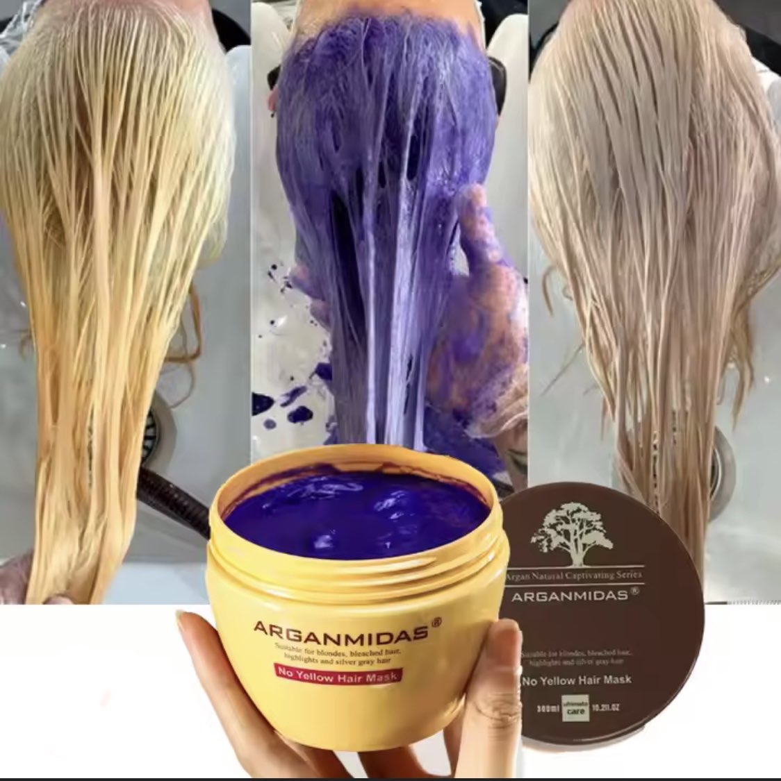 No Yellow Hair Mask