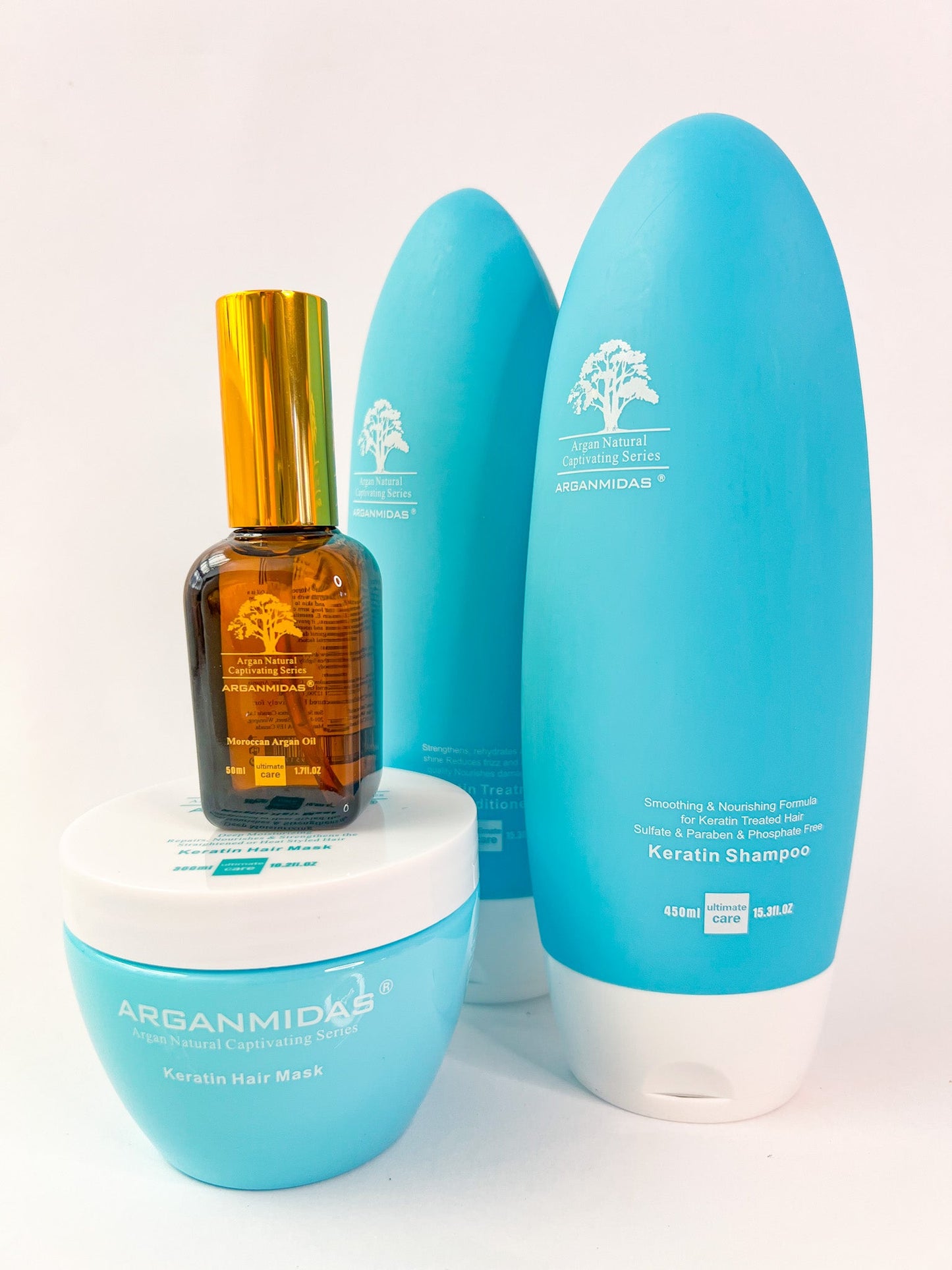 Arganmidas Luxury Moroccan Argan oil Hydration and Colour protect Hair Care Gift Set My Store